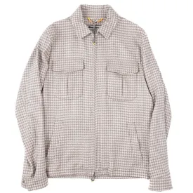 Sartorio Woven Wool-Silk-Linen Jacket