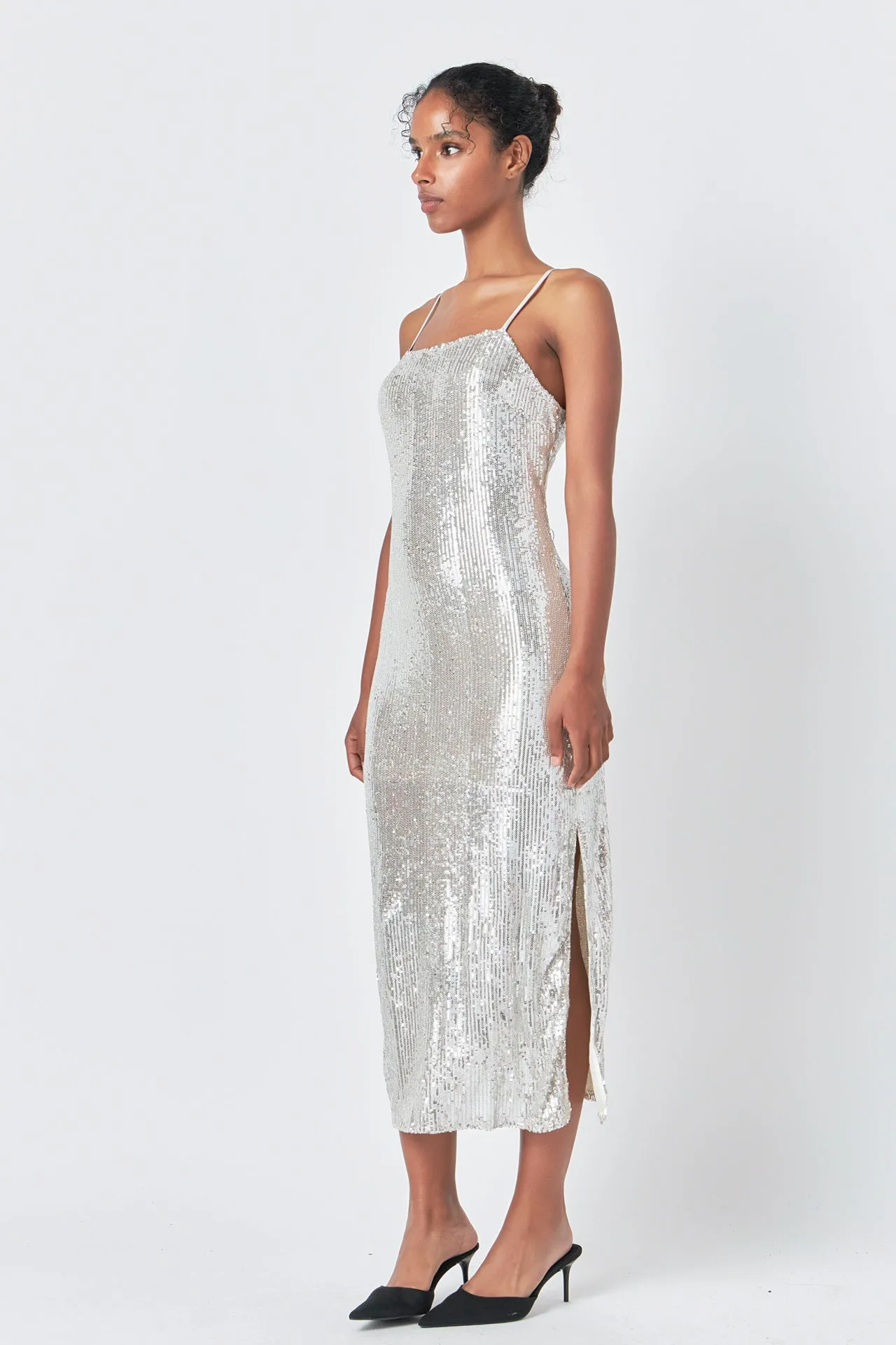 Sequin Slip Dress