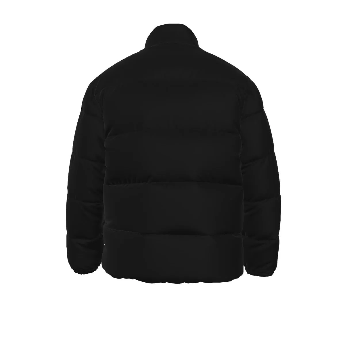 Sixty Eight 93 Logo White Black Unisex Puffer Jacket