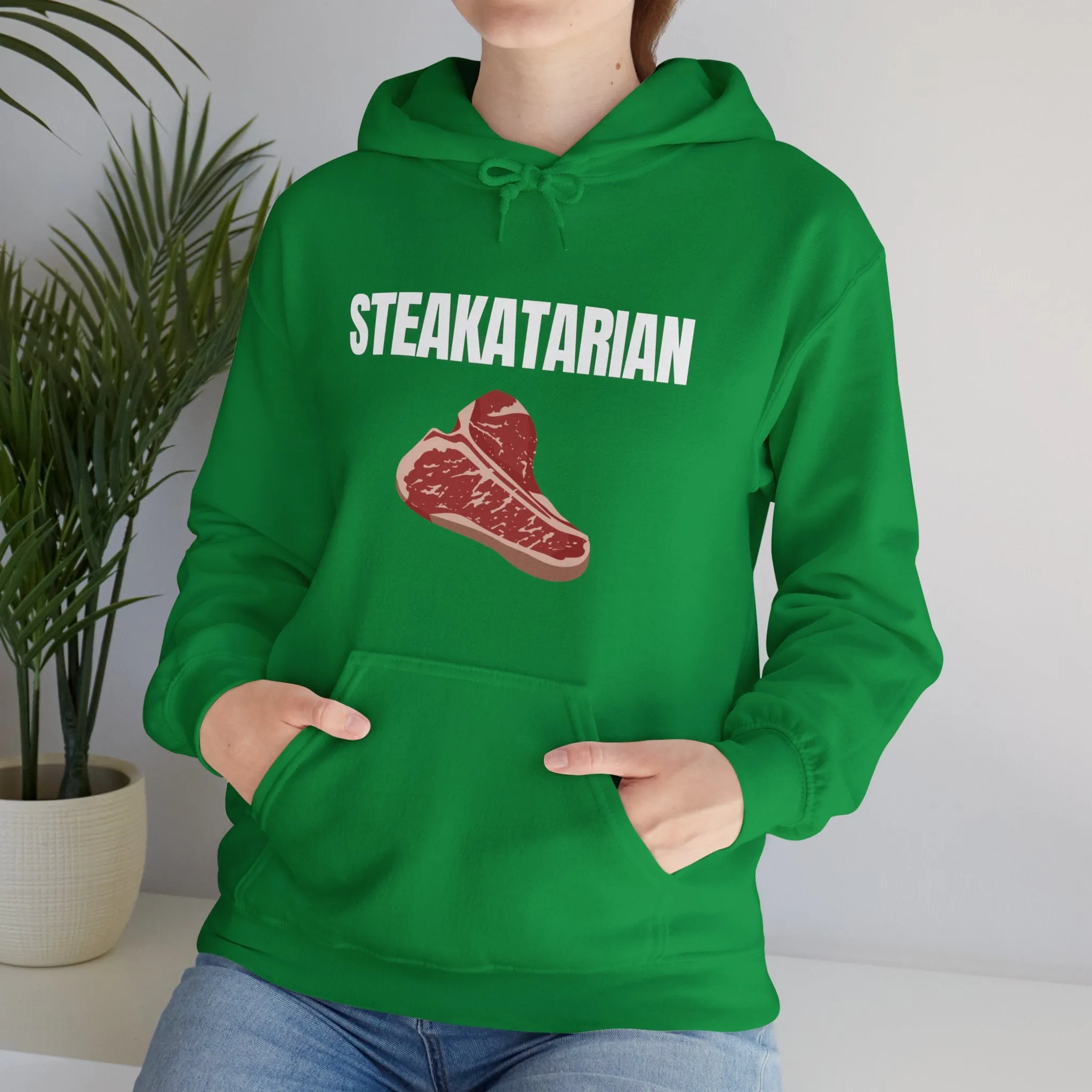 Steak Hoodie for Steak Lover Gift for Meat Lover  Gift for Carnivore Heavy Thick Hoodie STEAKATARIAN