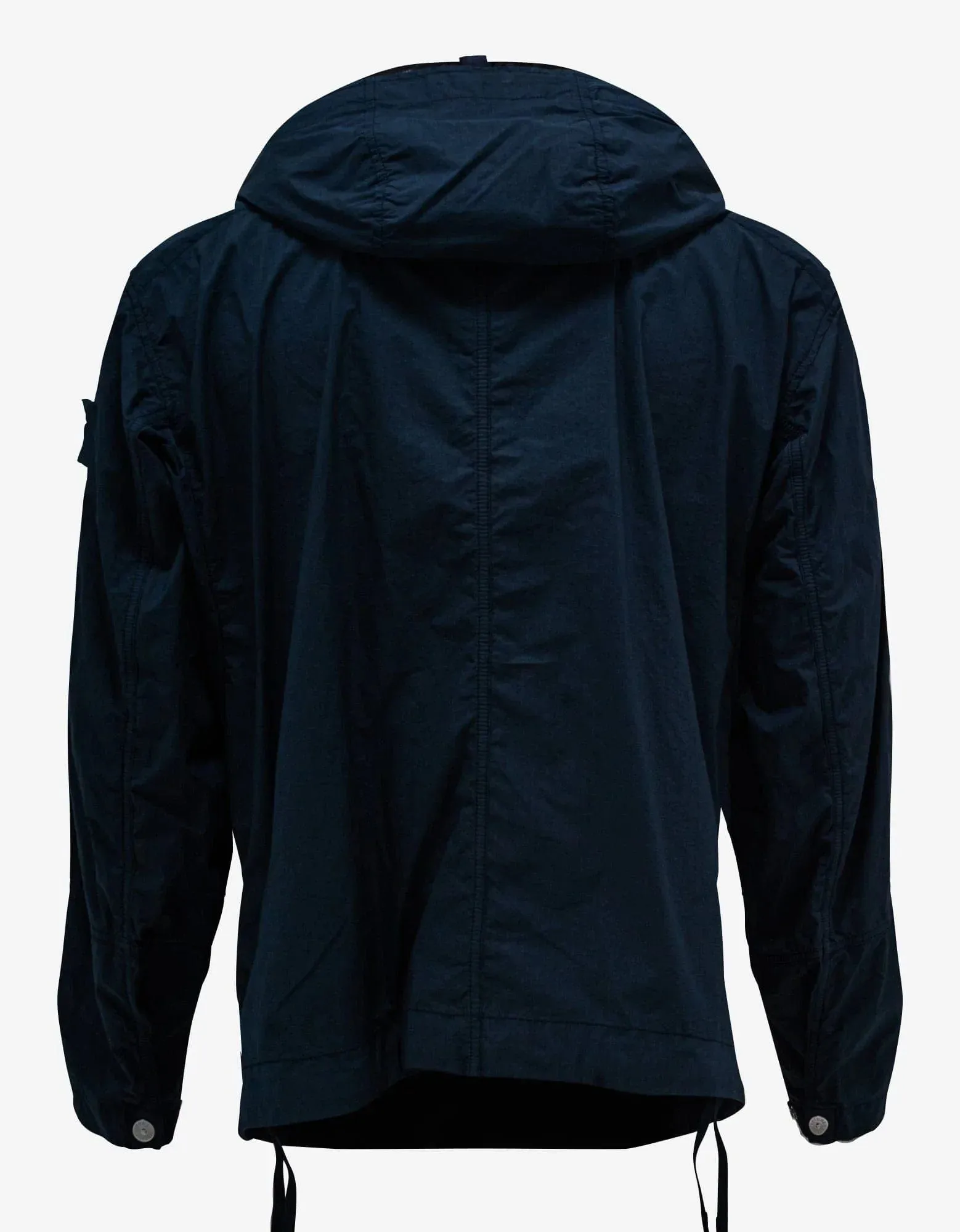 Stone Island Shadow Project Navy Blue HD Pelleovo Cotton-TC Short Parka Jacket