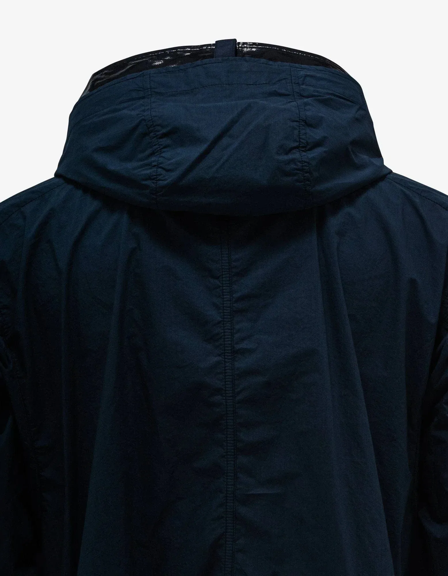 Stone Island Shadow Project Navy Blue HD Pelleovo Cotton-TC Short Parka Jacket