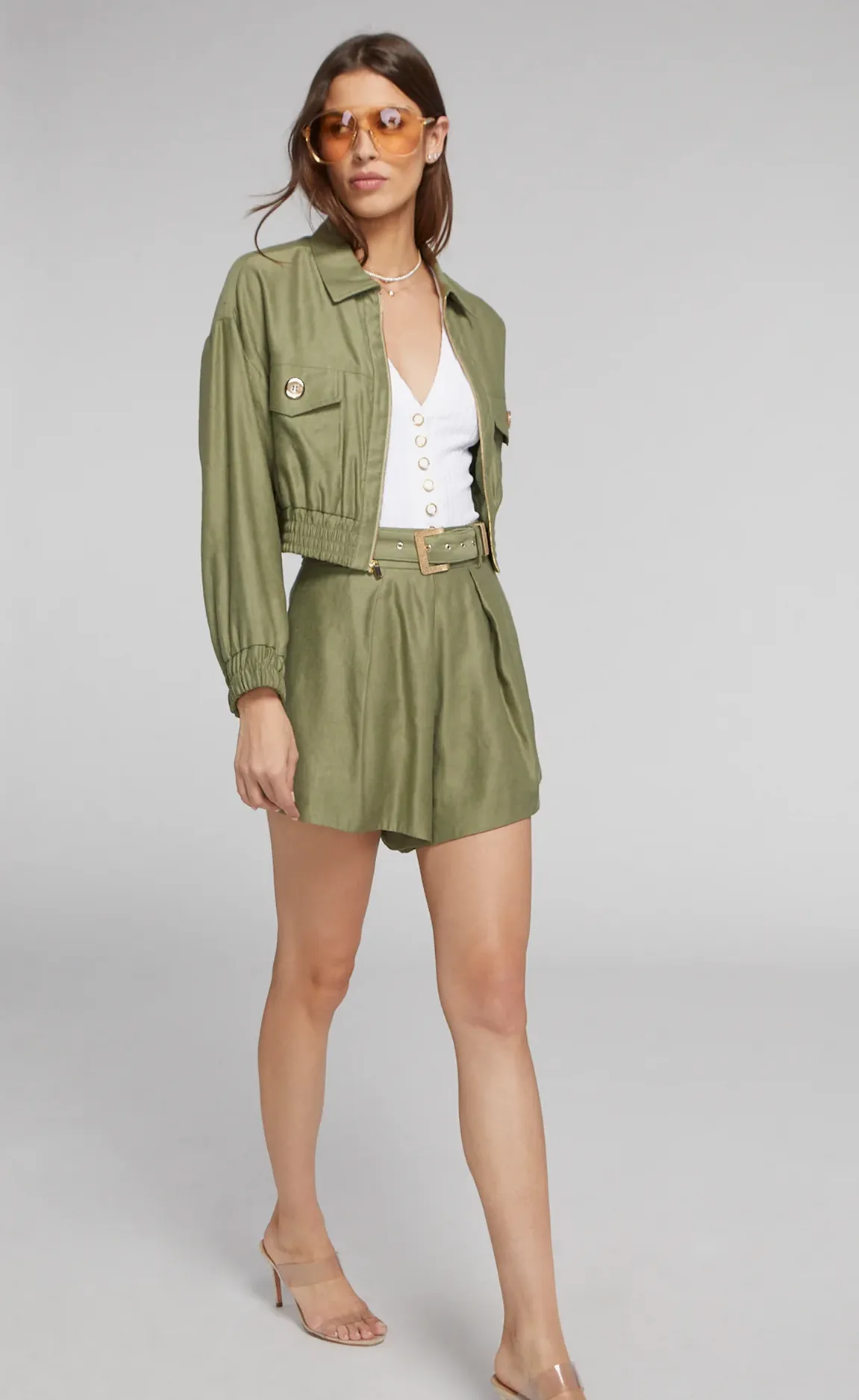 SU24312-2s Generation Love Farrah Linen Bomber