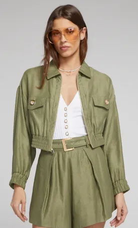 SU24312-2s Generation Love Farrah Linen Bomber