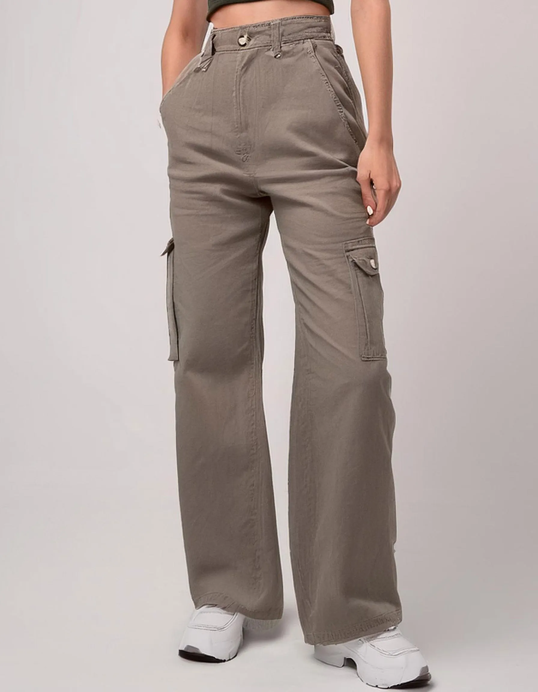 Taupe Cargo Pants