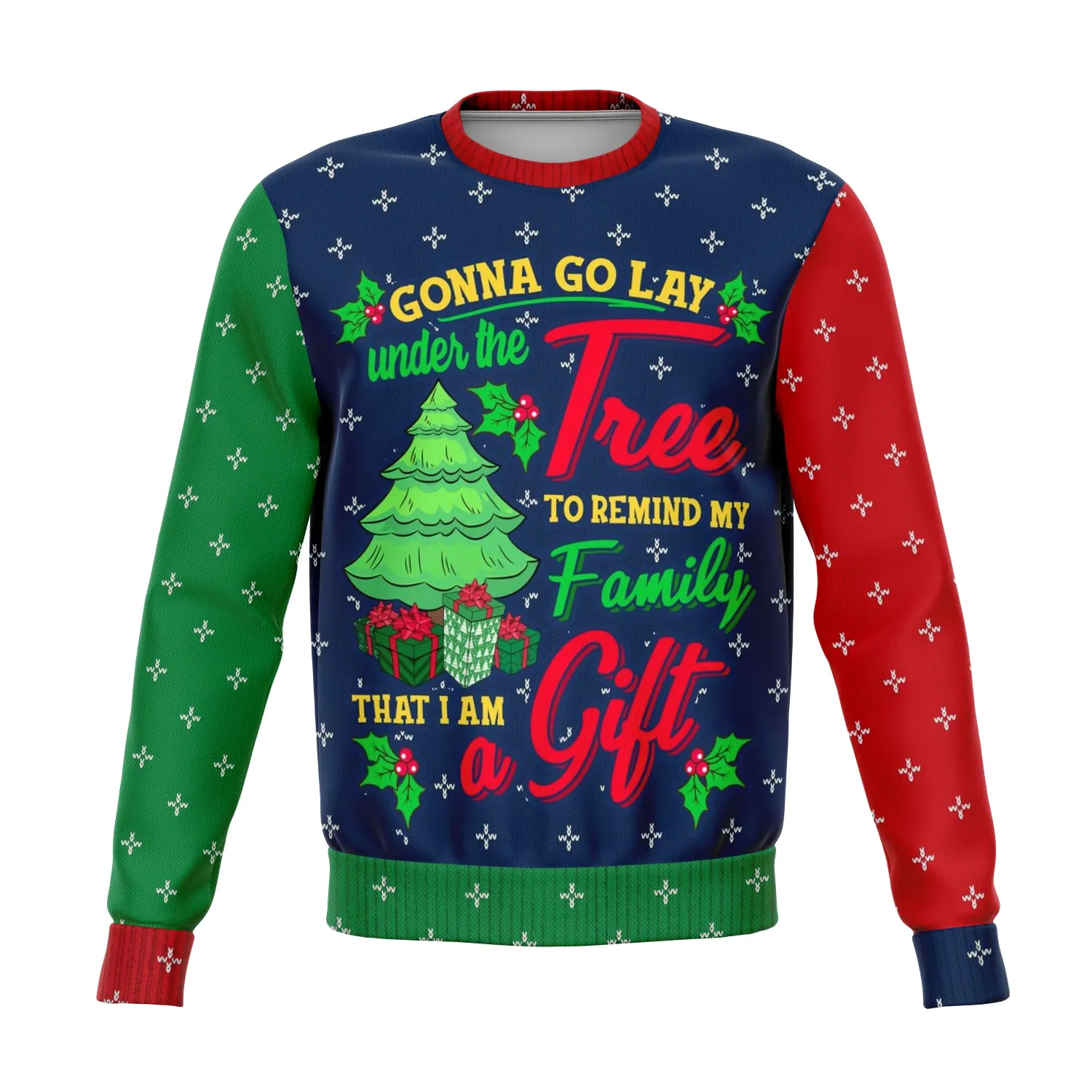 Then Greatest Gift Ugly Christmas Sweater