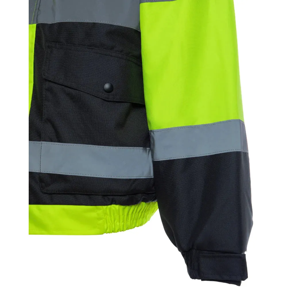 Utility Pro Hi Vis Bomber Class 3 Jacket with Removable Fleece - UHV563