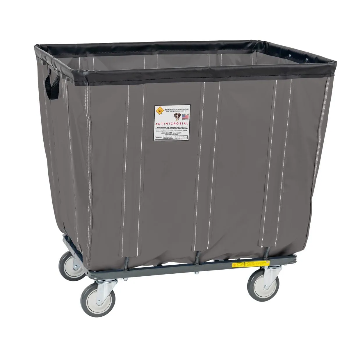 Vinyl Basket Truck w/ Antimicrobial Liner - 18 Bushel