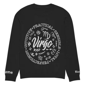 Virgo Zodiac Personalized Knit Sweater