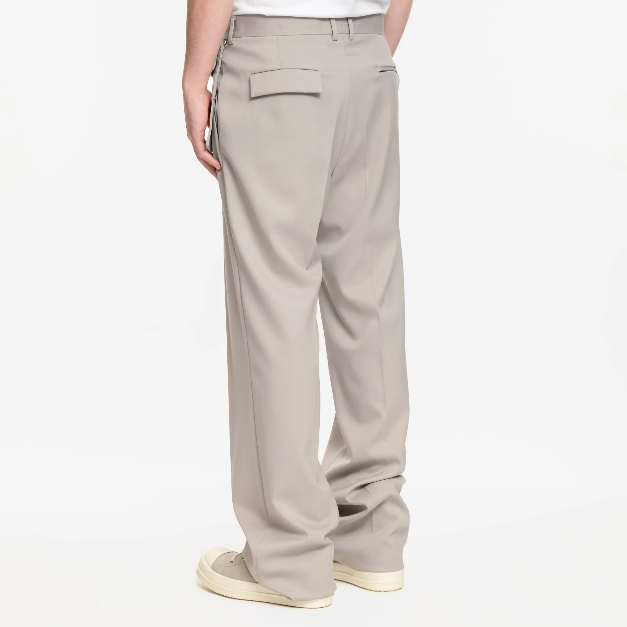 Wool Cargo Pocket Pants