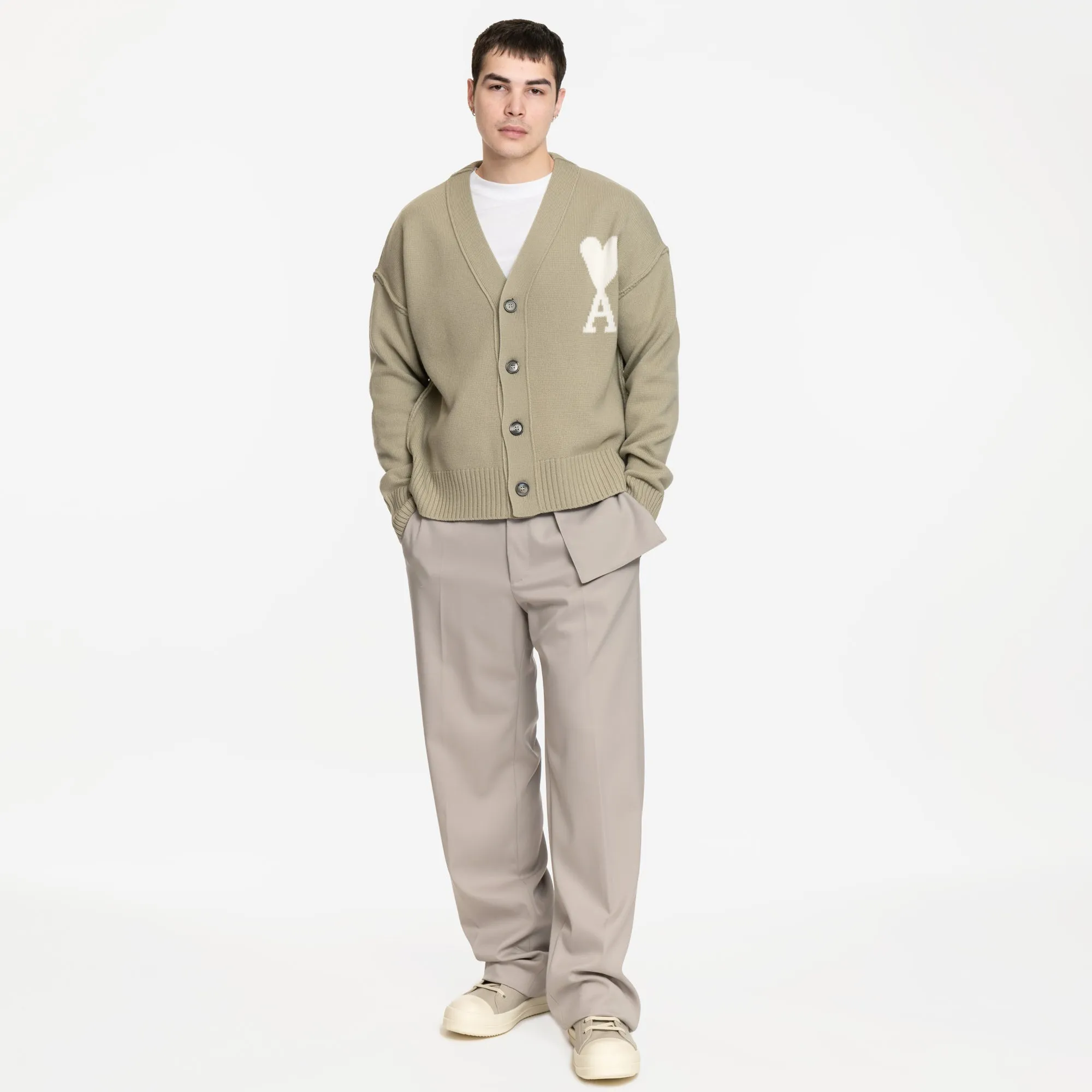 Wool Cargo Pocket Pants