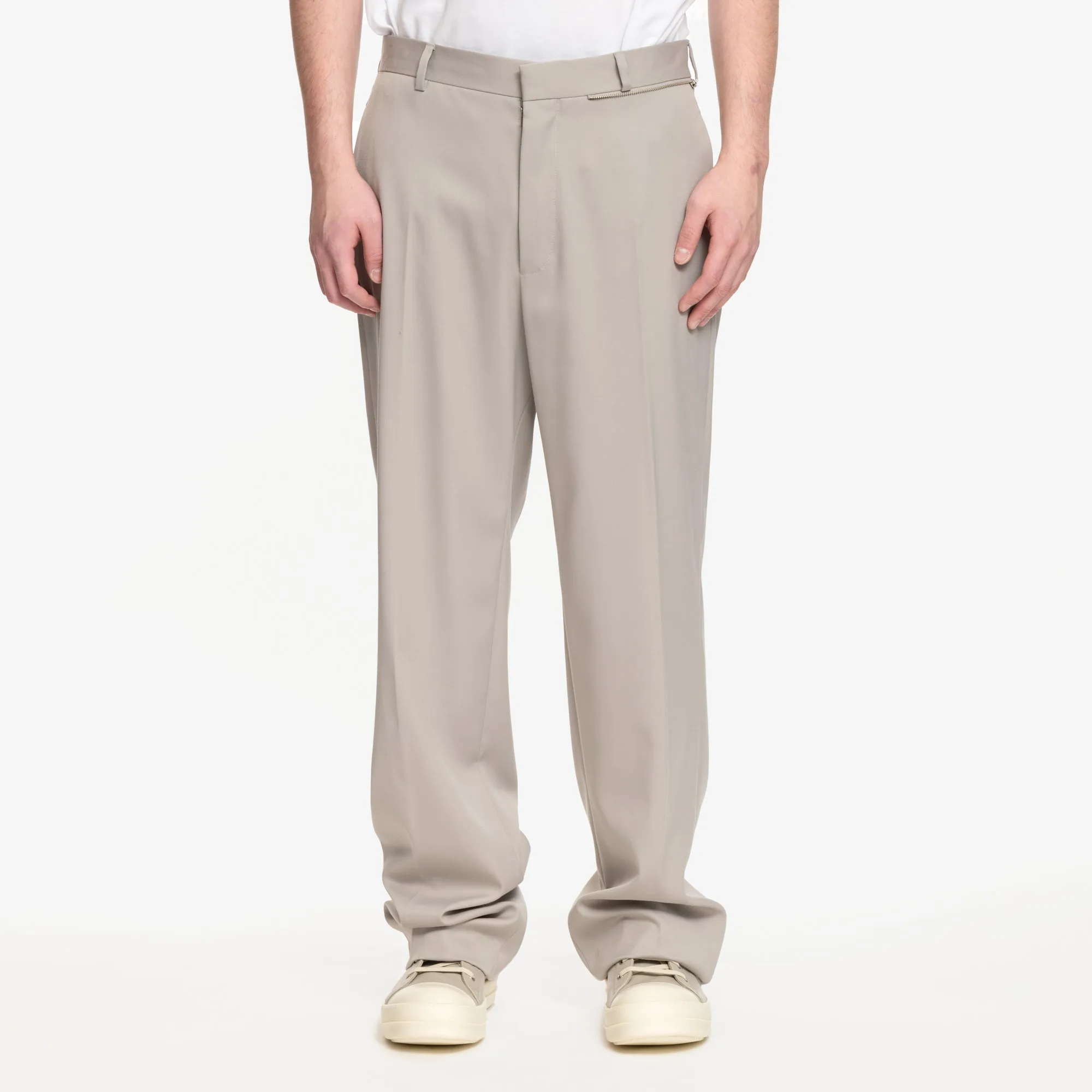 Wool Cargo Pocket Pants