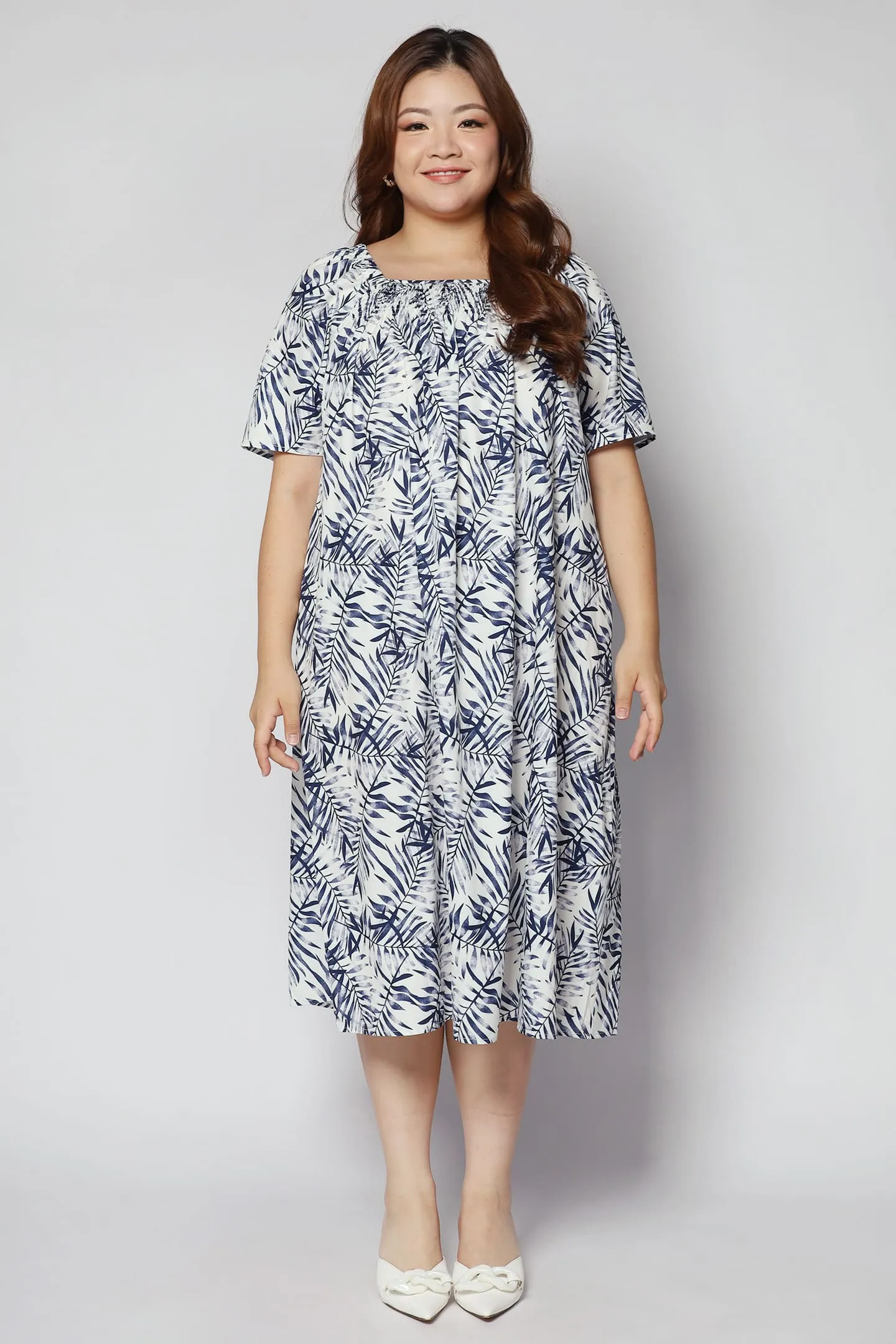 Yasmina Dress in Blue Juniper