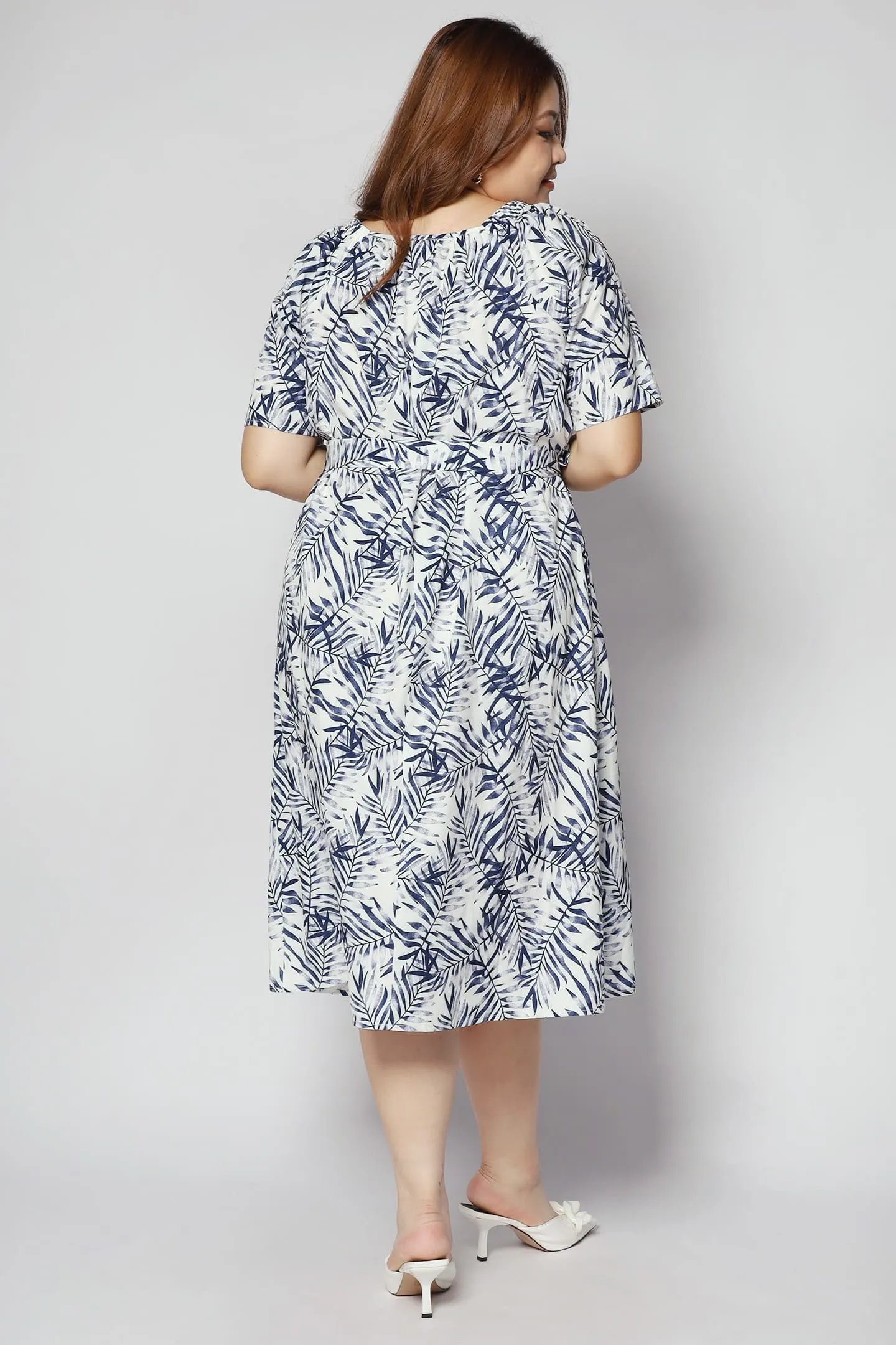 Yasmina Dress in Blue Juniper