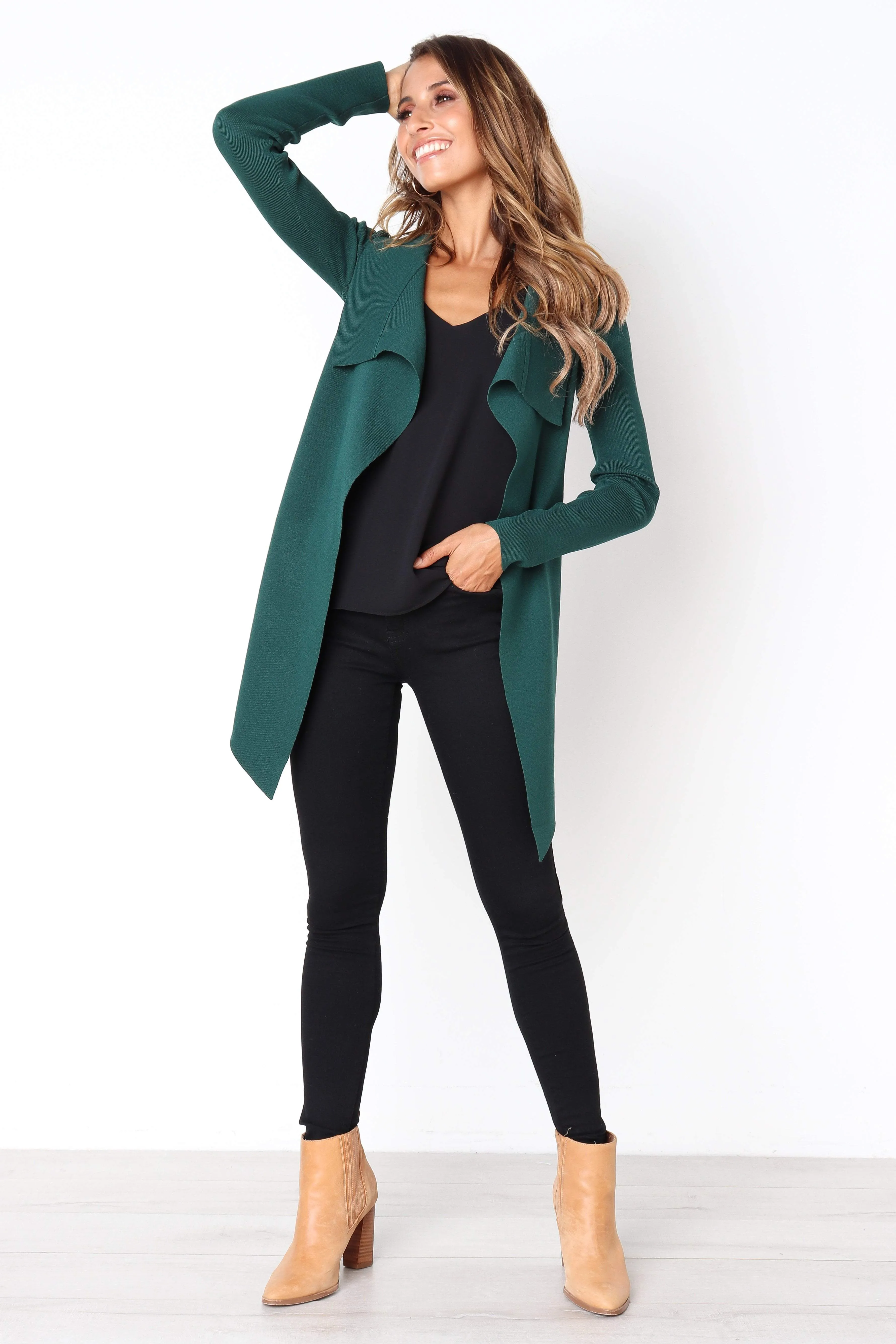 Zimmer Cardigan - Forest Green