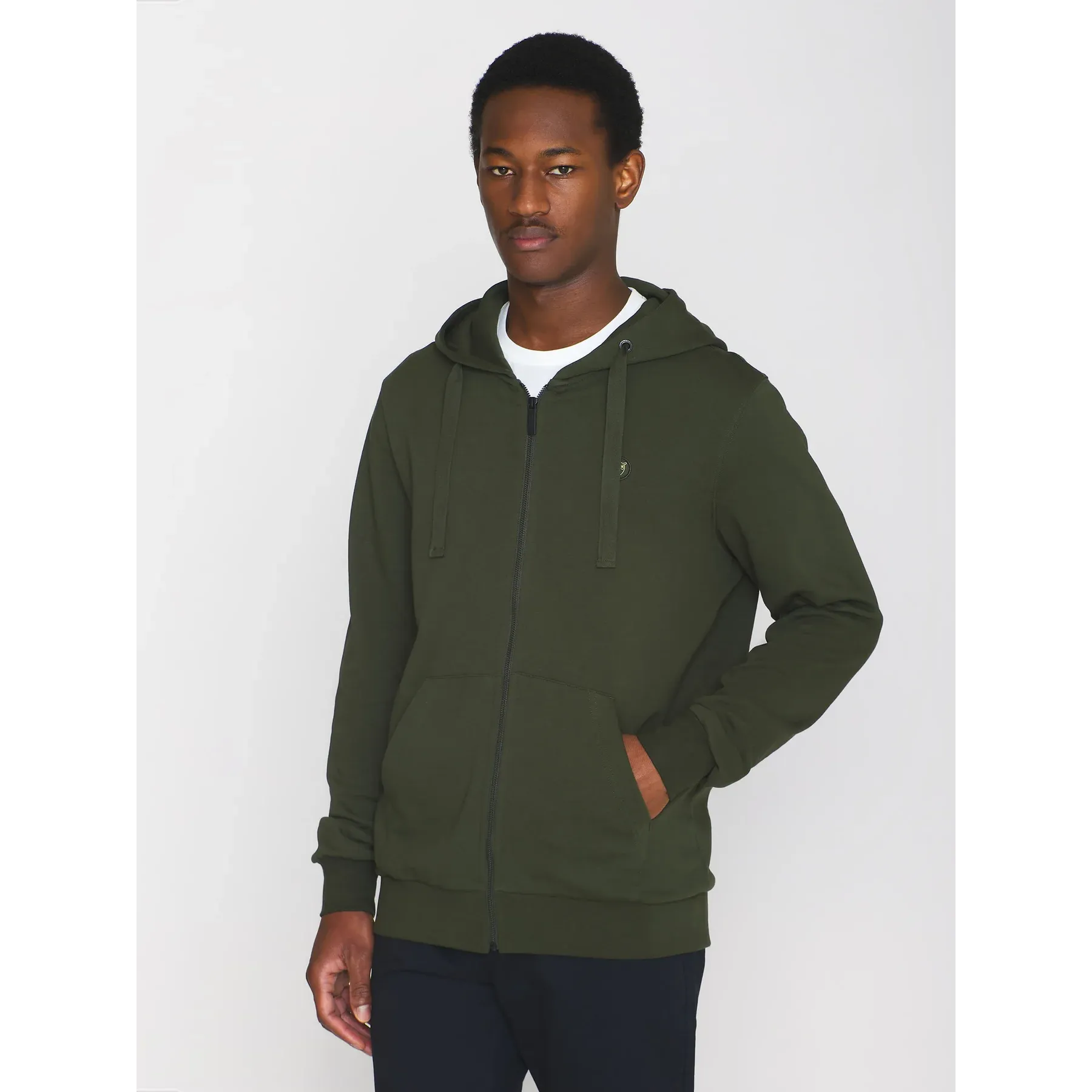 Zip Up Hoodie Made Of Organic Cotton